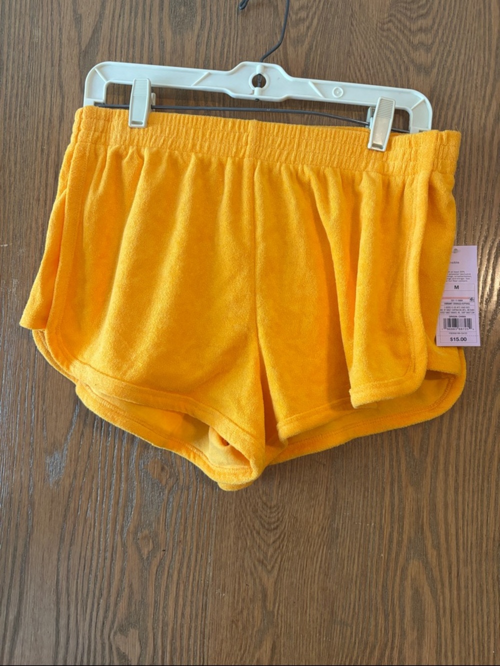 wild fable Bright vibrant Orange Terry Shorts Size M NWT